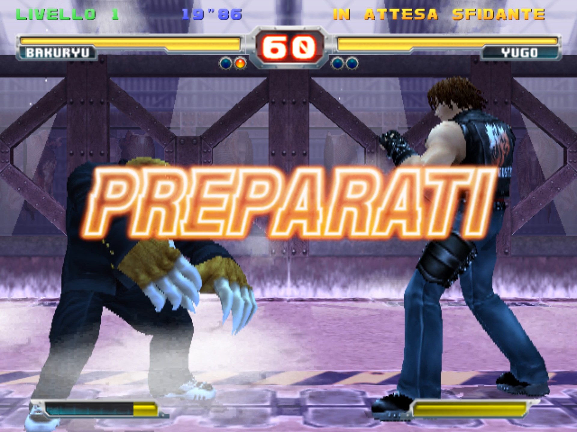 Screenshot 1 di Bloody Roar 3 tradotto in italiano