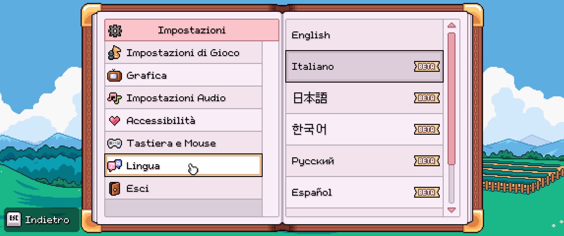 Screenshot 2 di Fields of Mistria tradotto in italiano