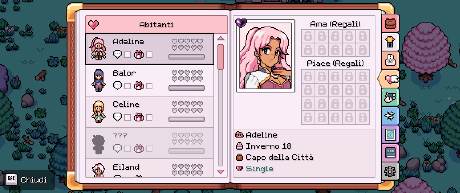 Screenshot 4 di Fields of Mistria tradotto in italiano