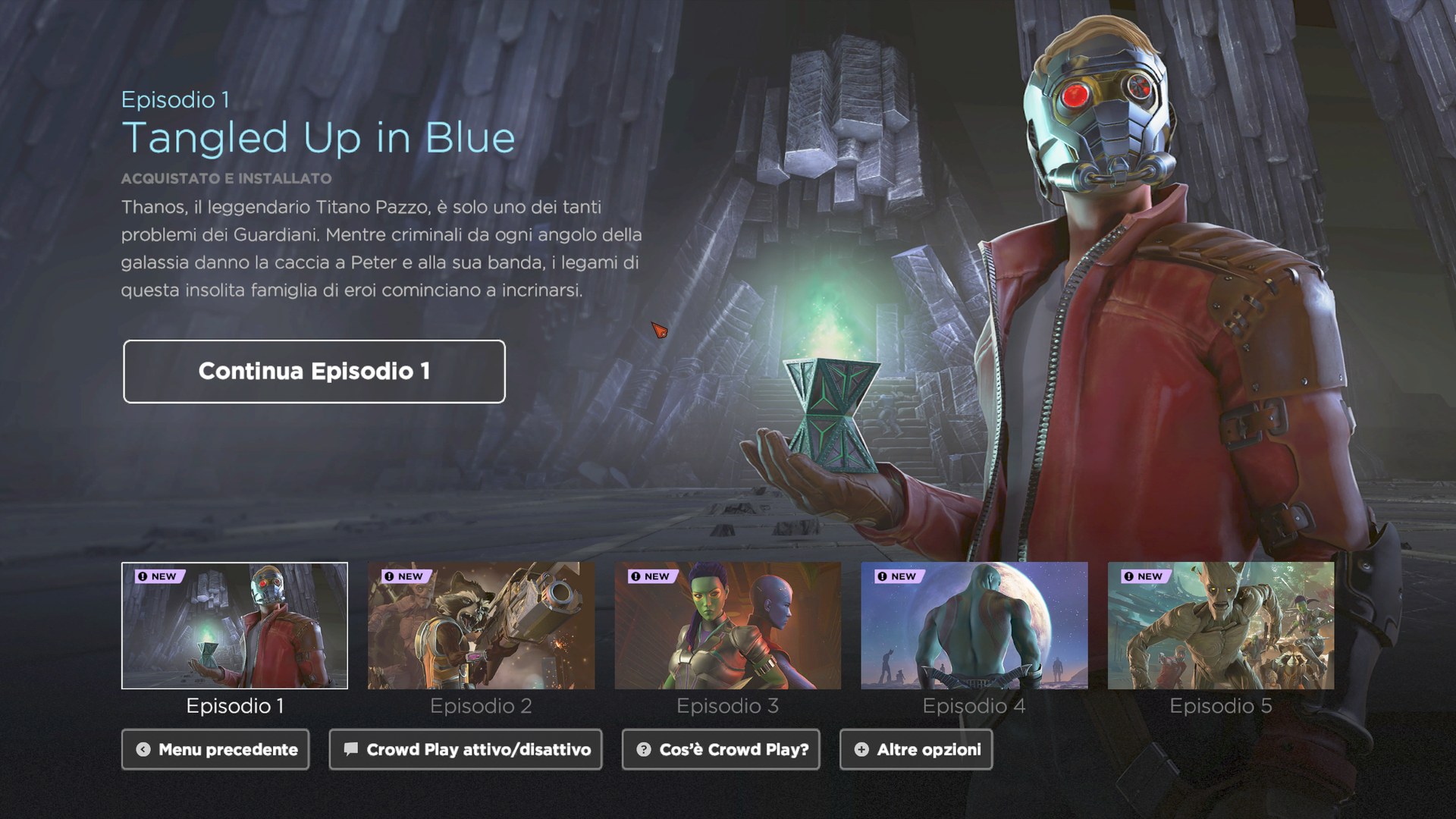 Screenshot 2 di Marvel's Guardians of the Galaxy: The Telltale Series tradotto in italiano