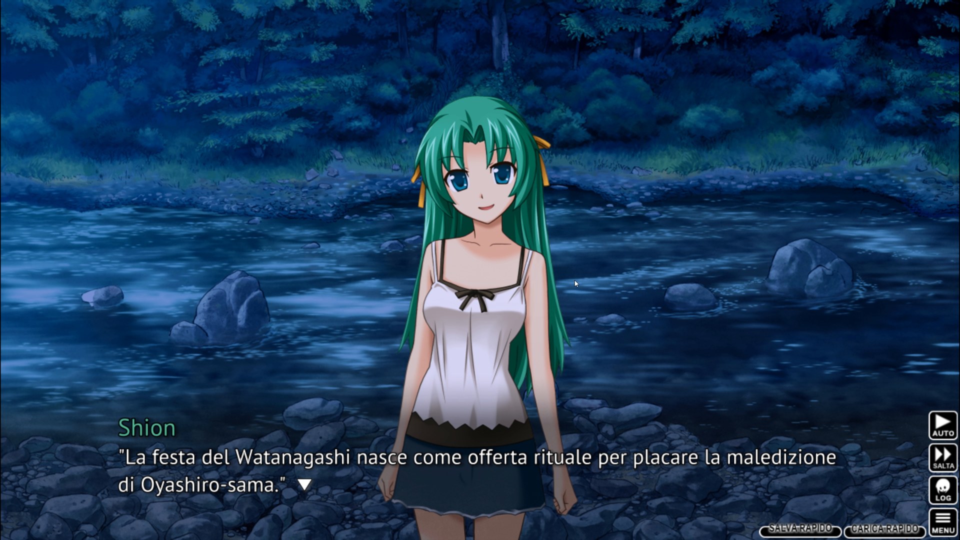 Screenshot 3 di Higurashi When They Cry Hou - Ch.4 Himatsubushi tradotto in italiano