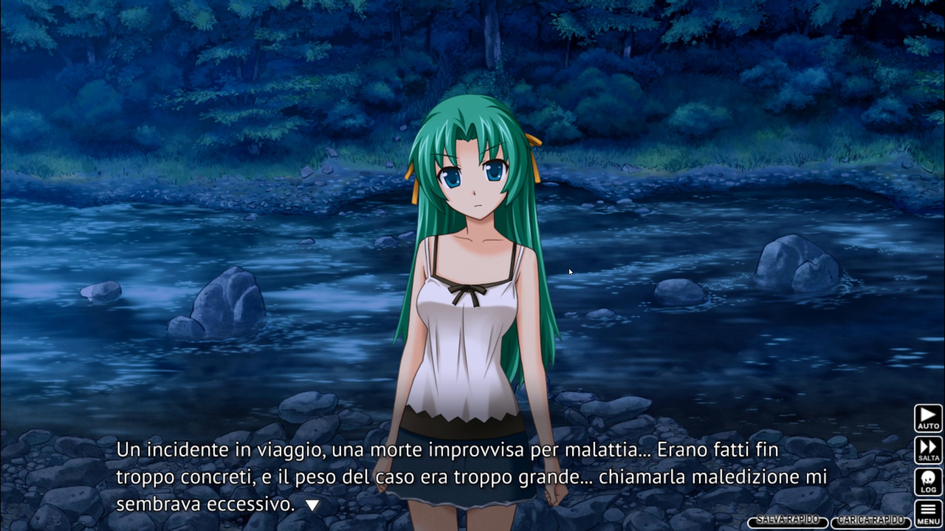 Screenshot 4 di Higurashi When They Cry Hou - Ch.4 Himatsubushi tradotto in italiano