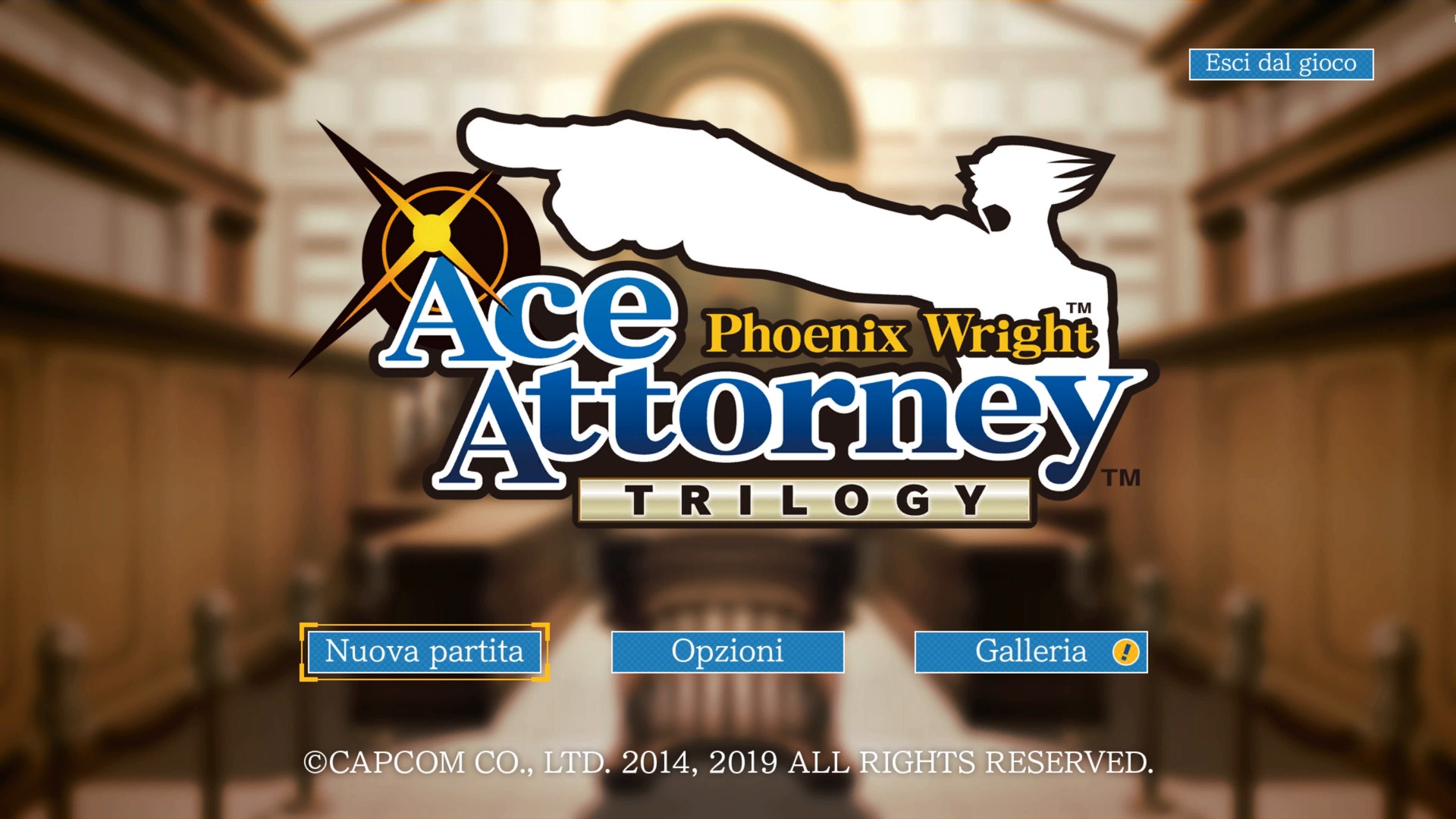 Screenshot 1 di Phoenix Wright: Ace Attorney Trilogy tradotto in italiano