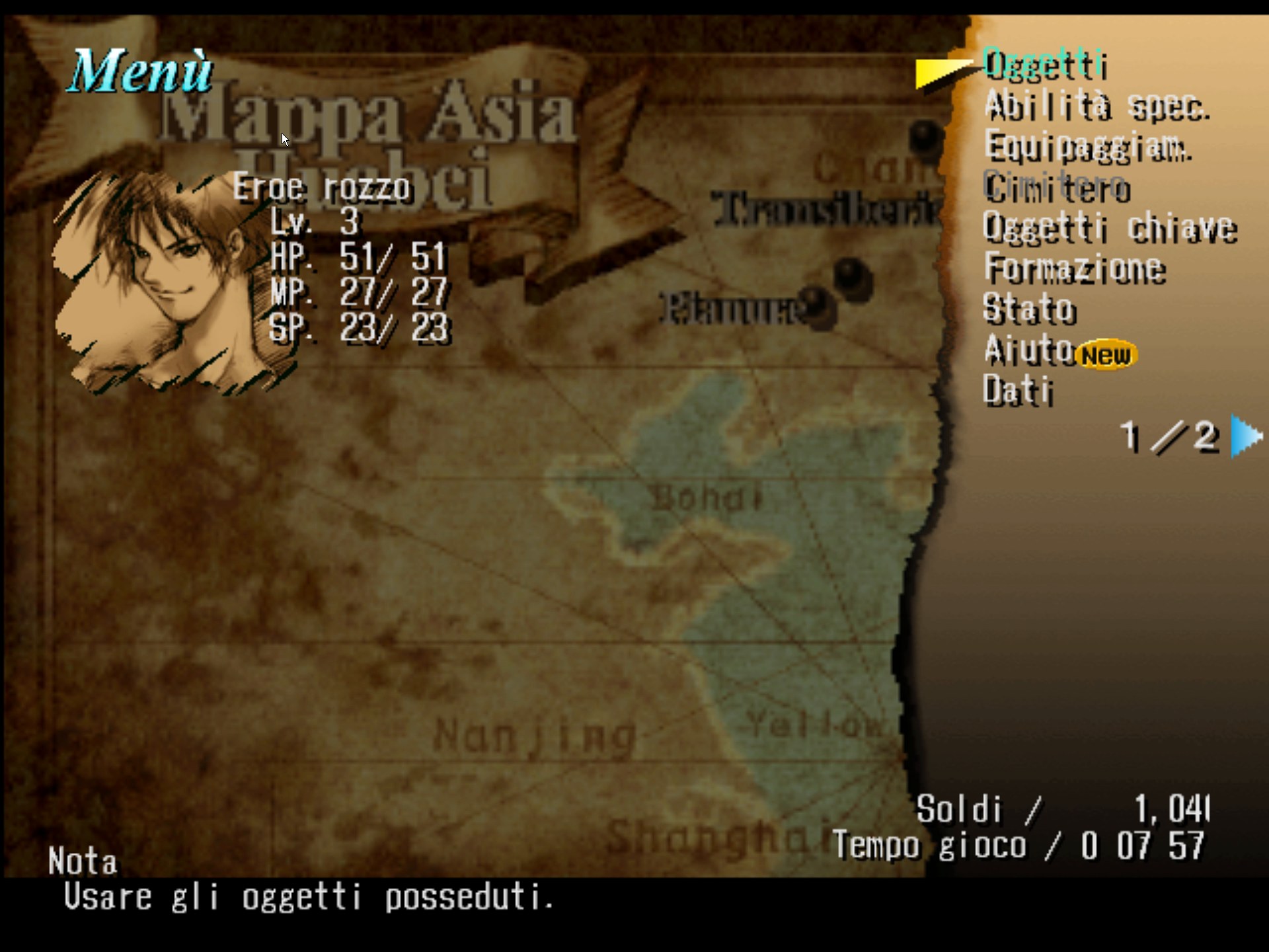 Screenshot 3 di Shadow Hearts tradotto in italiano